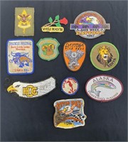 Group of Vintage Patches, Harley, Scouts, Etc