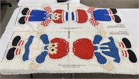 Vintage Raggedy Ann & Andy Fabric Cut Outs