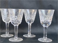 4 Waterford Lismore 3-3/8'' Port/sherry Glasses