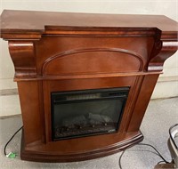 Beautiful Wood Mantle Electric Fireplace