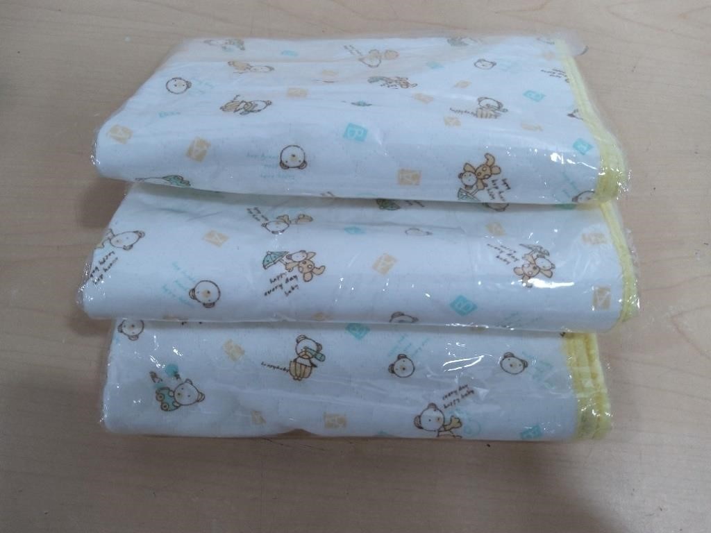 28in x 20in 3pcs Monvecle Baby Cotton Waterproof D