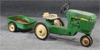 John Deere Metal Rideable Toy Foot Pedal Tractor