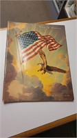 Vtg Flags of America book