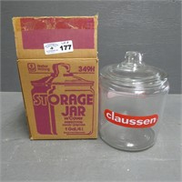 Anchor Hocking Storage Jar - Claussen