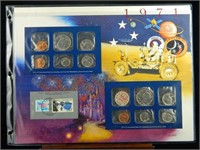 1971 United States Coin & Stamp Set