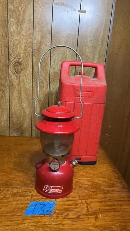 Coleman 200A lantern with case :Rare date 6-1966