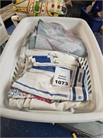Laundry Basket of Sheets