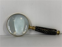 Resin Charcoal Color Handle Magnifying Glass