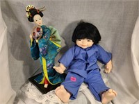 2 Asian dolls