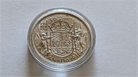 1941 Canada Silver 50 Cent Coin