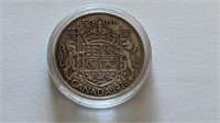 1938 Canada Silver 50 Cent Coin