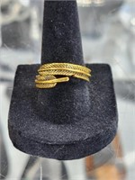 Ladies Feather Wrap Ring