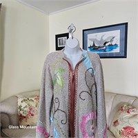 Vintage Liz Claiborne Knit Plus Size XL Cardigan