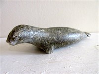 Aboriginal Soapstone Seal Carving