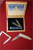 Three Knives1 F&A Mason, 2 unknown maker