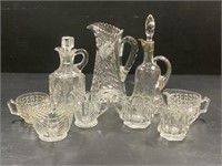Vintage Glass Glass Serveware