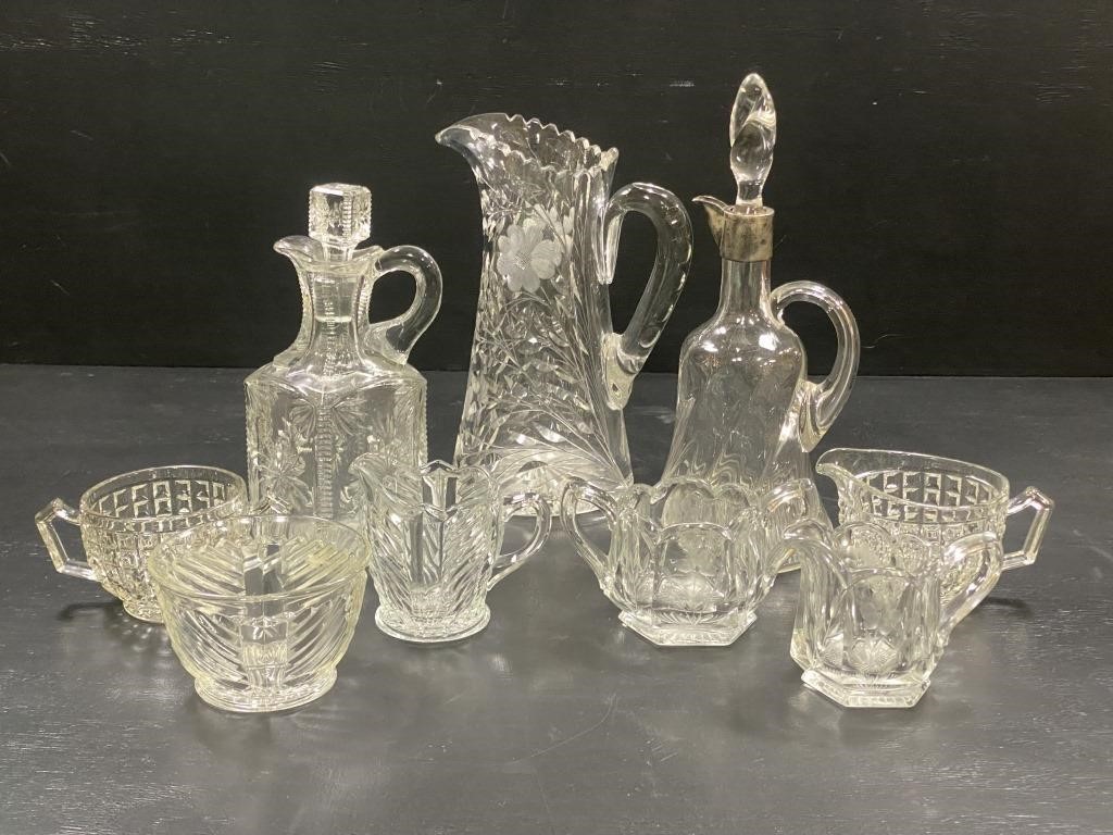 Vintage Glass Glass Serveware