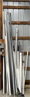 Pvc and metal rods