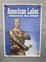 Authentic 1943 American Labor Poster