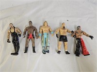 5 Vintage WWE Action Figures