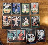 Thirty-two 2011 Bowman Baseball Cards