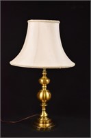 Brass Base Table Lamp 29"h