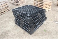 (6) Poly Pallets, Approx 43"X43"