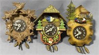Small Cuckoo Clocks - As Is