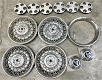 hubcaps (Cadillac) and centers (GM)