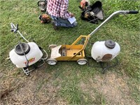 Two Back Pack Pump-Up Sprayers, 1 Line Painter