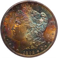 $1 1892-CC PCGS MS64+ CAC