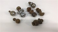 Lot: 7 tow/hitch balls in various sizes, condition