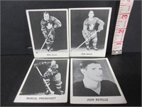 4-1965-66 COCA COLA HOCKEY CARDS