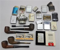 Zippo Lighters, Pipes