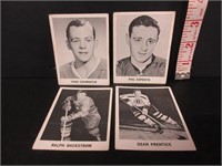 4-1965-66 COCA COLA HOCKEY CARDS