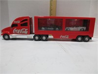 Coca-Cola semi w/2)Corvettes