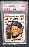 Graded Willie Mays Topps Baseball Card