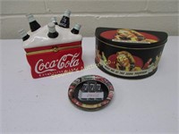 Coca Cola Ceramic and tin