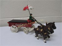 Coca Cola horse drawn wagon