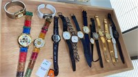 Tray of Ladies wristwatches