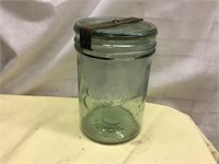 18 oz Aqua EUREKA Canning Jar with Glass Lid