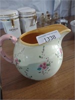 Signed decorative pitcher