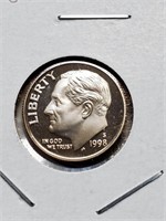 1988-S Proof Roosevelt Dime