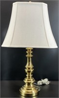 Quality Brass Table Lamp w/ Pineapple Finial