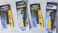 Four New in Package Dewalt Impact Driver Bits