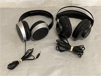 2 Used Headphones AKG & Samson Brand