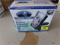 Battery light / fan