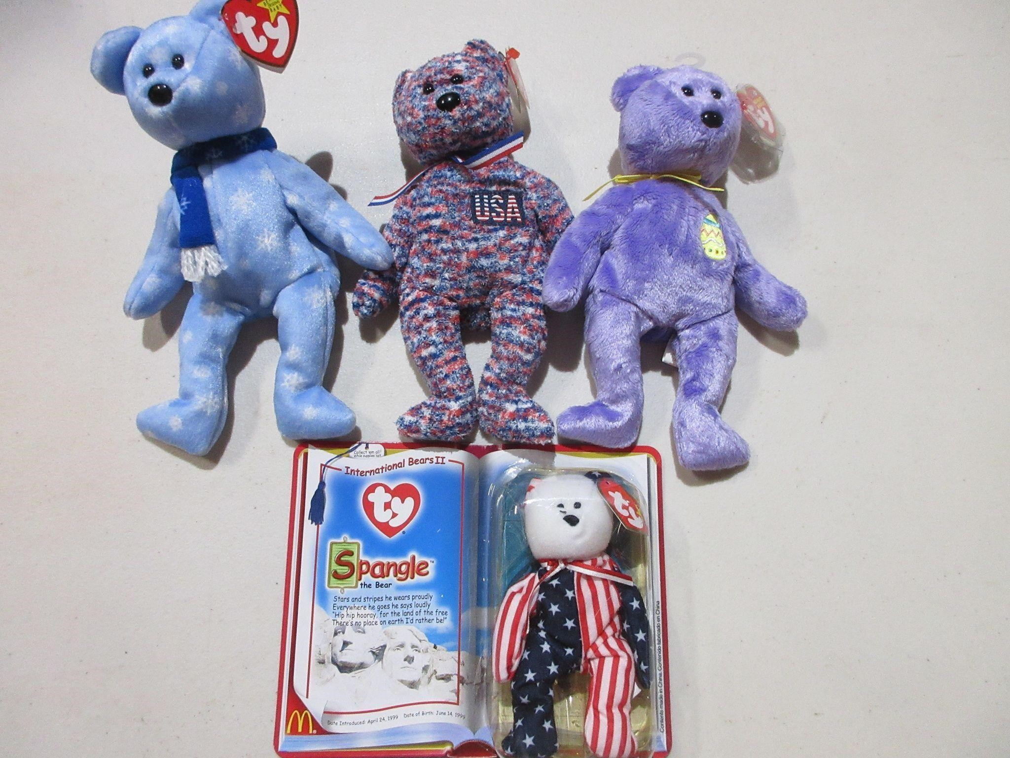 TY Collectibles-1999 Holiday Teddy, Eggs III, more