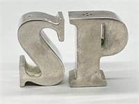 Godinger Silver Plated Salt and Pepper Shakers