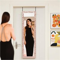 1 Naomi Home Mosaic Style Over The Door Mirror